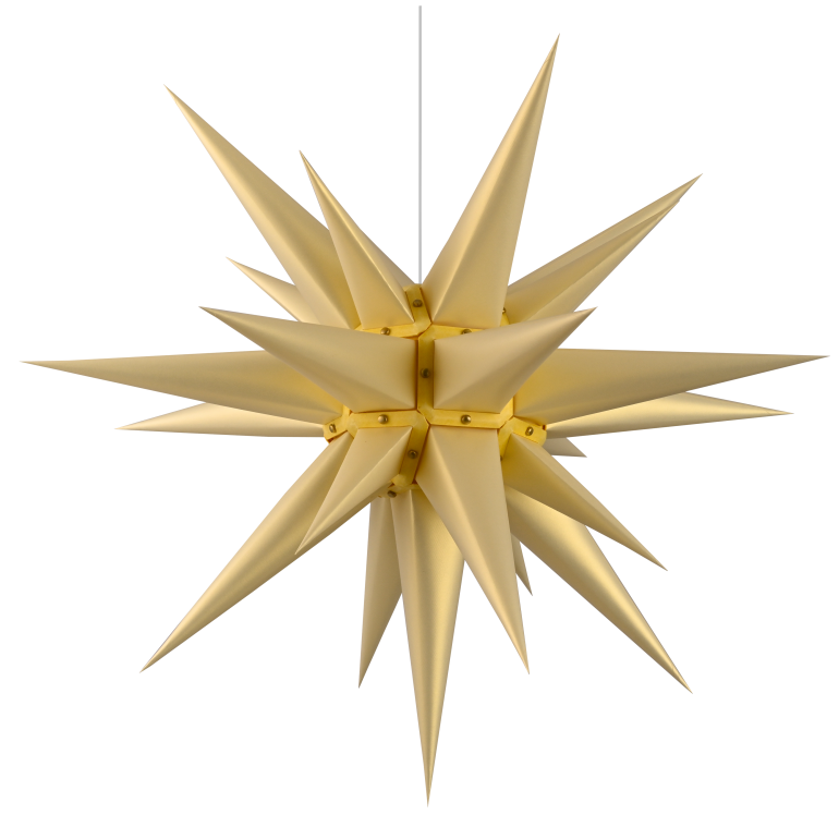 Herrnhuter Stern Spitzen Surbalin perleffekt gold peyer cover 2